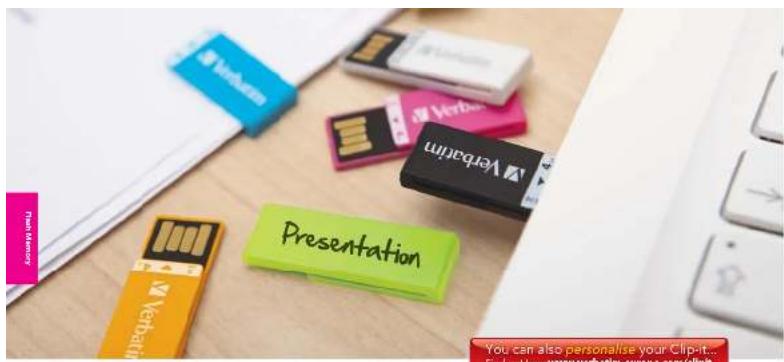 VERBATIM Clip-it 43926 - Store 'n' Go - USB 3.0 SuperSpeed - 2