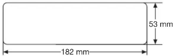 53 mm 182 mm