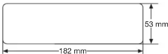 53 mm 182 mm