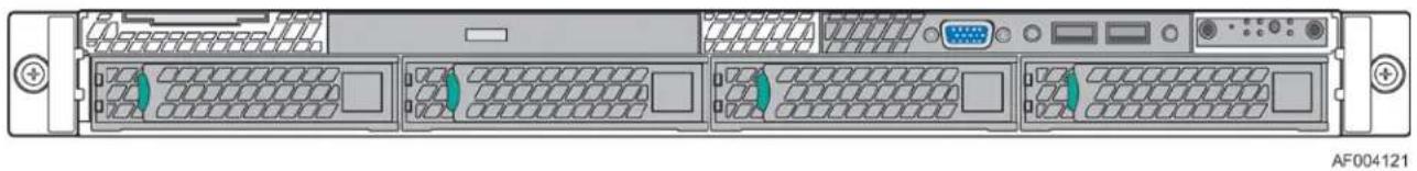 INTEL R1304GL4DS9 - Hot Swap Hard Drive Bay and Front Panel Options - 1