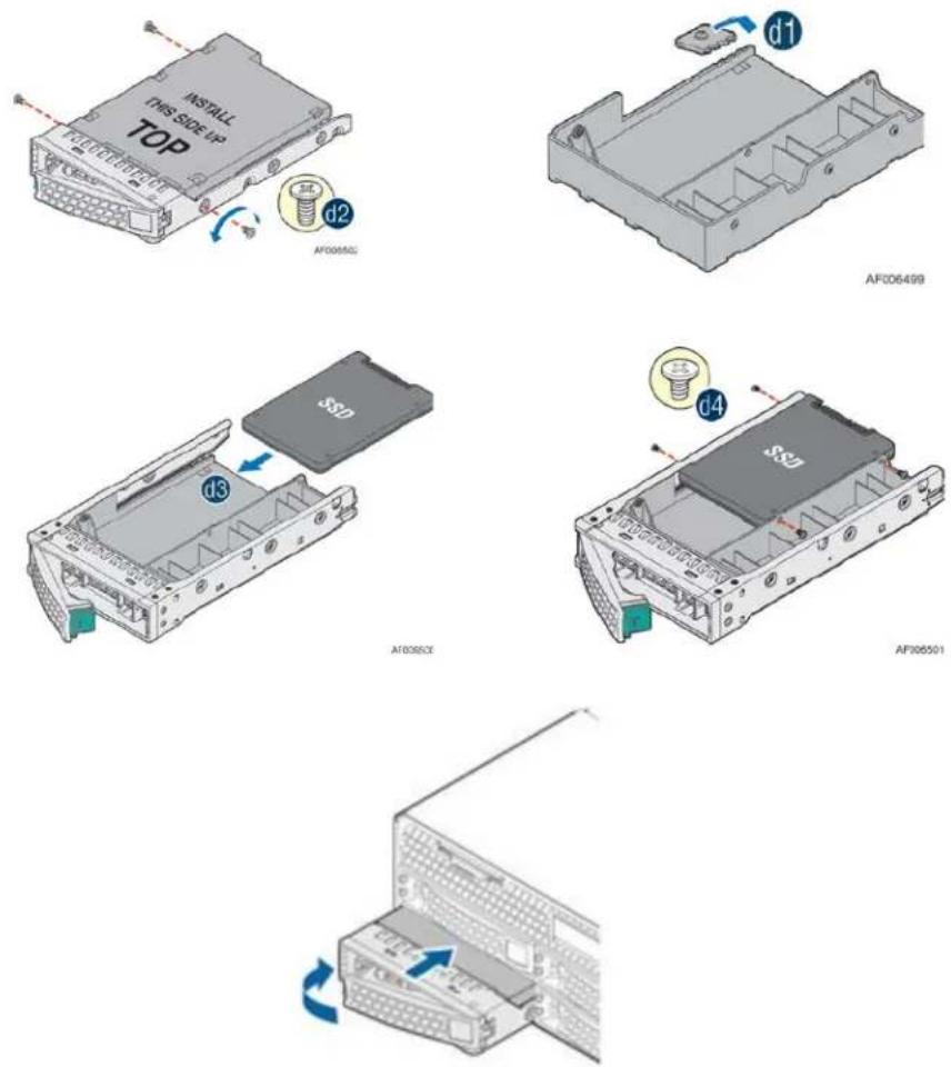 INTEL R1304GL4DS9 - 3.5" Hard Disk Drive Support - 3