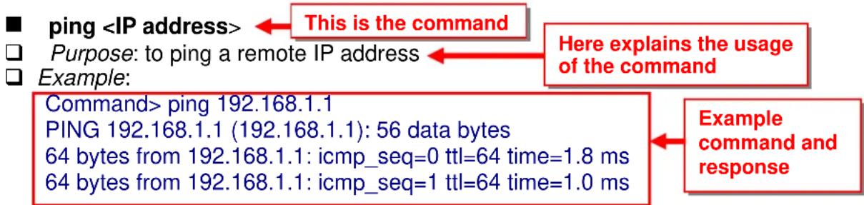 AIRLIVE WHA-5500CPE - System Commands - 1