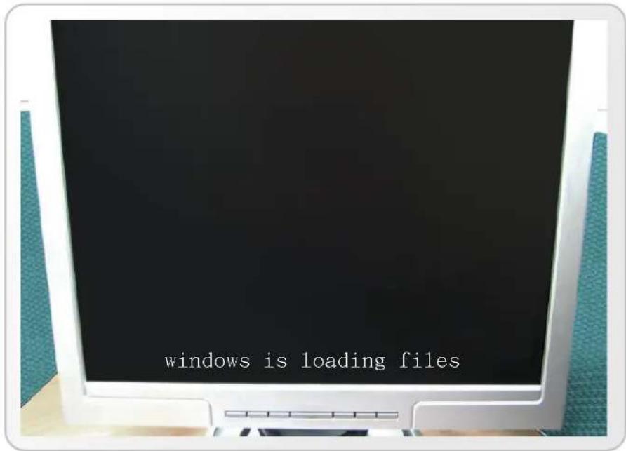 windows is loading files
