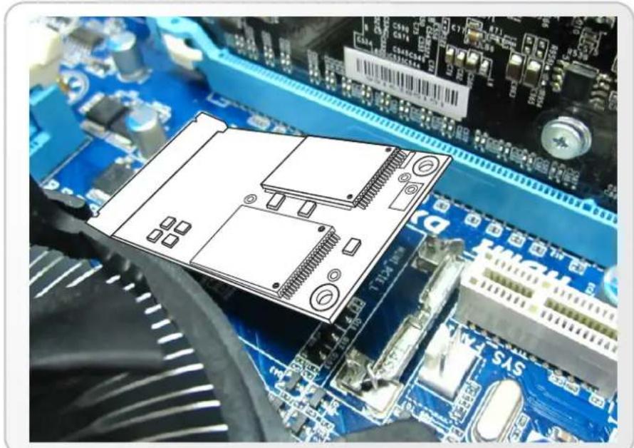 ADATA XM13 - Step 5. Insert ADATA XM13 SSD on the mSATA slot - 1
