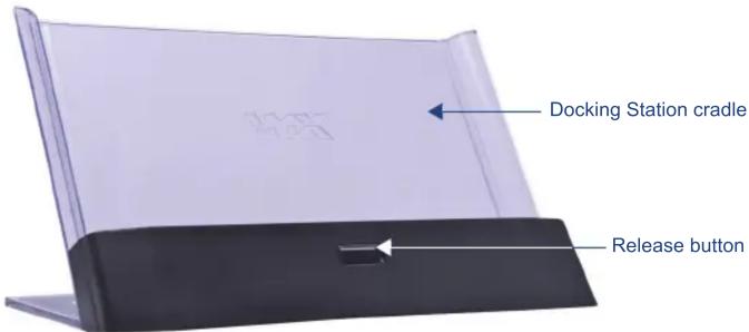 Docking Station cradle Release button
