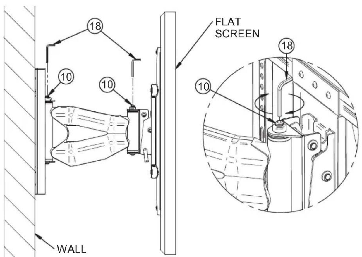 FLAT SCREEN 18 10 10 10 WALL