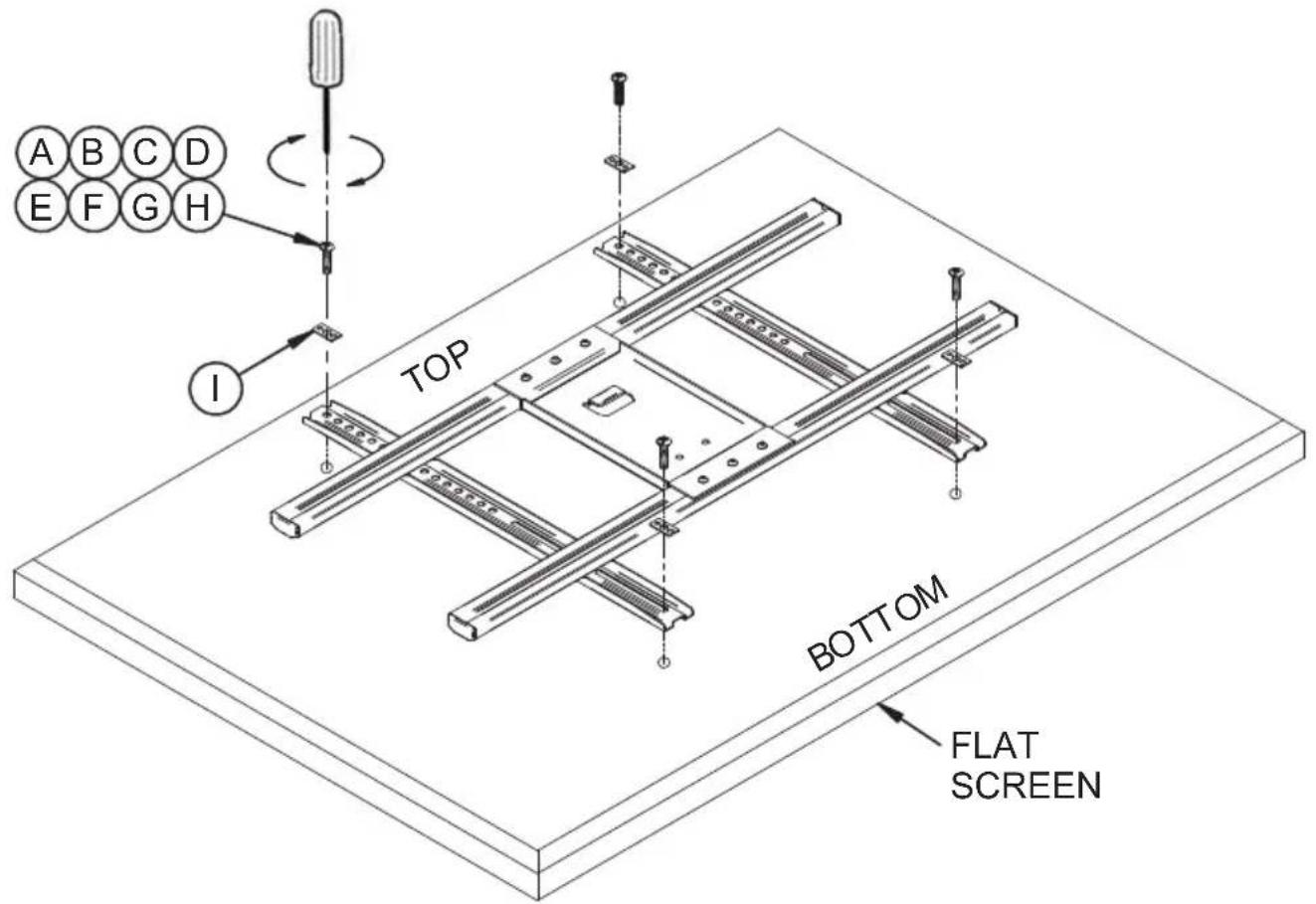 A B C D E F G H I TOP BOTTOM FLAT SCREEN