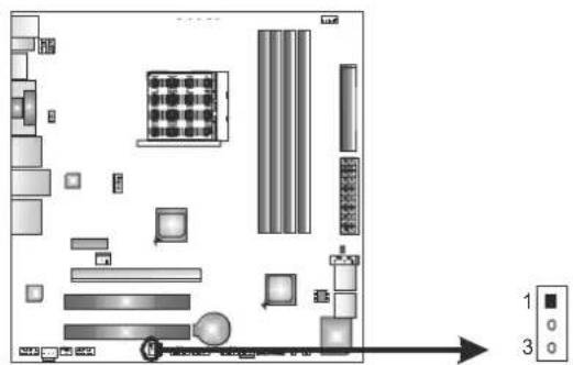 BIOSTAR TA890GXE - JCMOS1: Clear CMOS Header - 1