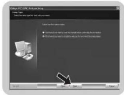 PHILIPS SHE9650 - Click 'Next' to continue. - 1