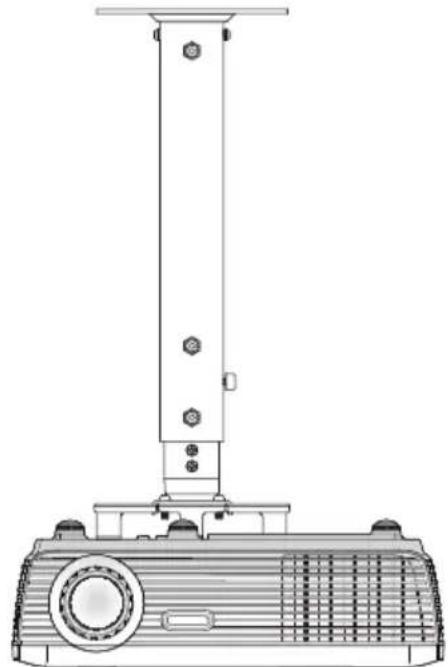 OPTOMA PRO150S - Ceiling Mount Installation - 3