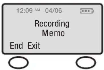 Clarity C4230 - Recording Memos - 2