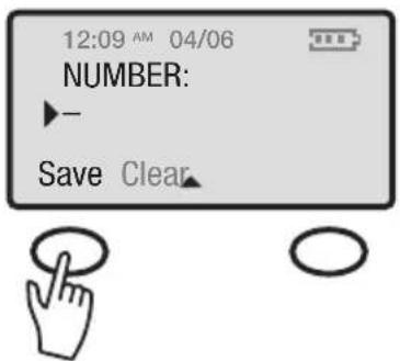 Clarity C4230 - To enter phone number: - 4