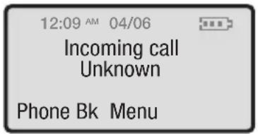 Clarity C4230 - Unknown call - 1