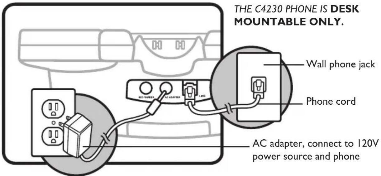 Clarity C4230 - HOW TO CONNECT YOUR C4230 PHONE - 1