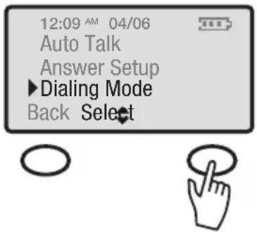 Clarity C4230 - Dialing Mode - 2