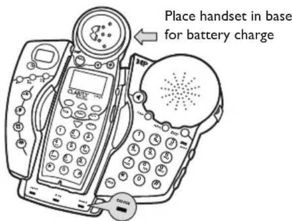 Clarity C4230 - Charging your battery - 1