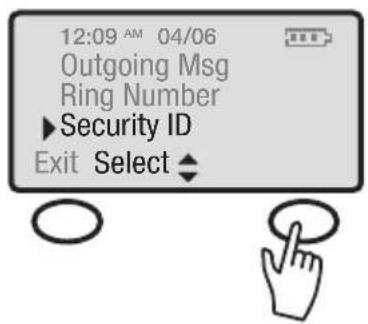 Clarity C4230 - Security ID - 3