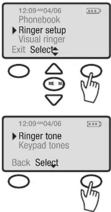 Clarity C4230 - Ringer Setup - 3