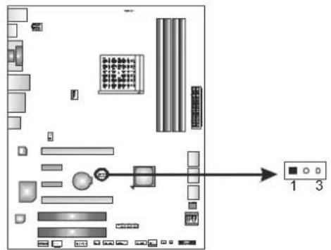 BIOSTAR TA75A+ - JCMOS1: Clear CMOS Header - 1