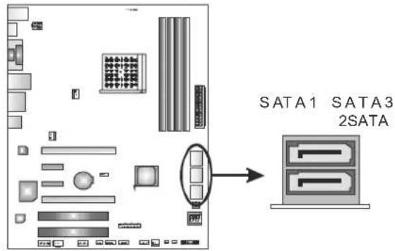 BIOSTAR TA75A+ - SATA1\~SATA6: Serial ATA Connectors - 1