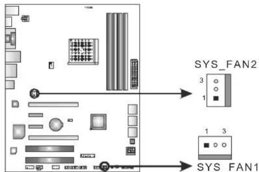 BIOSTAR TA75A+ - SYS\_FAN1: System Fan Header - 1