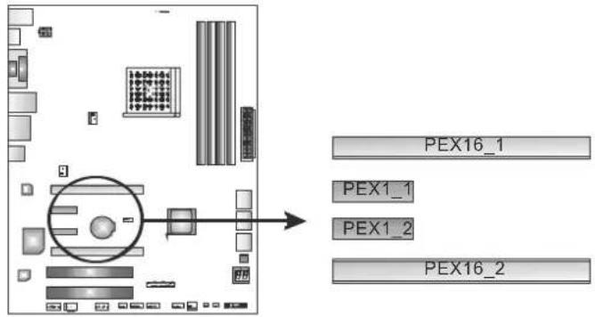 BIOSTAR TA75A+ - PEX16\_2: PCI-Express Gen2 x4 Slot - 1