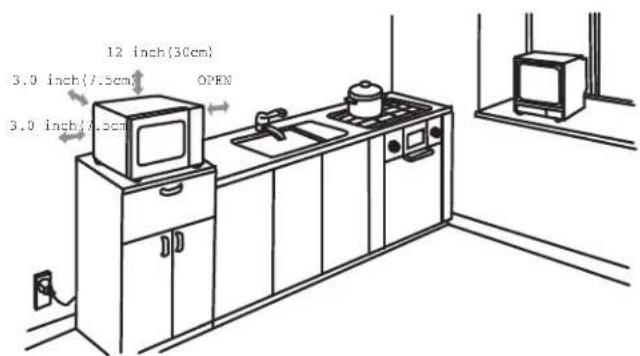 12 inch(30cm) 3.0 inch(/.5cm) OPEN 3.0 inch(/.5cm)