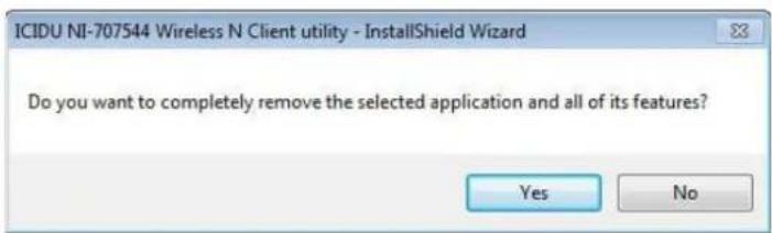 Icidu NI-707544 - UNINSTALL THE UTILITY SOFTWARE FROM YOUR PC - 2