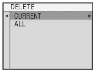 DELETE CURRENT ALL