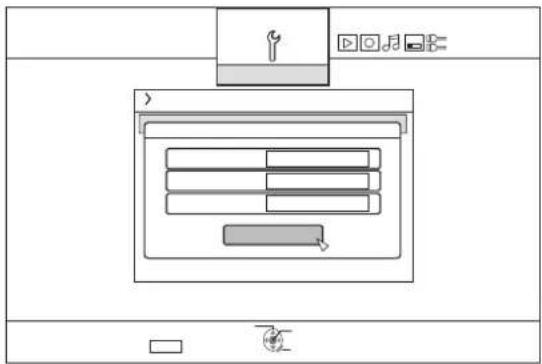 Diagram showing a device interface with labeled buttons and a progress bar, likely for user or system monitoring.