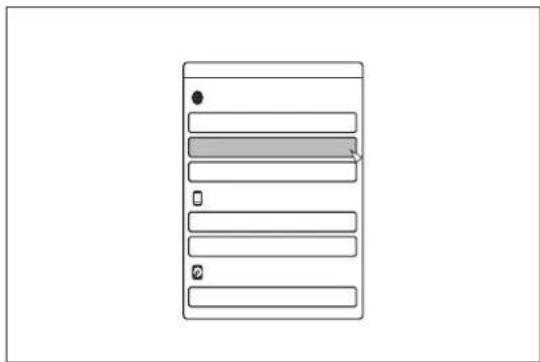 Diagram of a web form with placeholder text and control buttons, likely for user access or login.