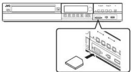 Diagram showing a device interface with status bar and control panel, alongside a close-up of a device with a labeled component.