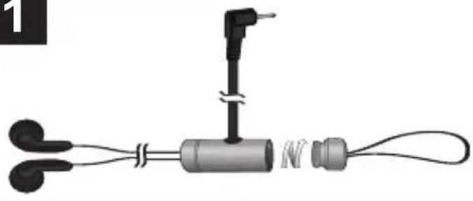 MEMOREX MMP3780 - USING THE NECKLACE STRAP - 1