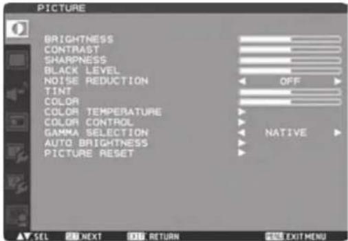 MITSUBISHI MDT652S - Basic operation of OSD - 3