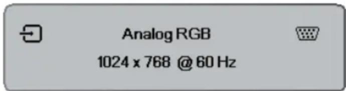 Analog RGB 1024 x 768 @ 60 Hz