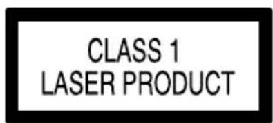 CLASS 1 LASER PRODUCT