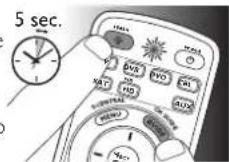 PHILIPS SRP5107WM - Learning button functions - 3