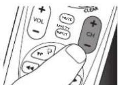 PHILIPS SRP5107WM - Example: setting up the universal remote control to operate your TV: - 4
