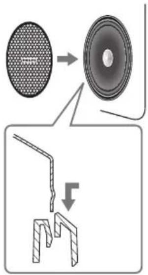 Diagram illustrating a mechanical or optical process with labeled components and directional arrows indicating transformation or assembly.