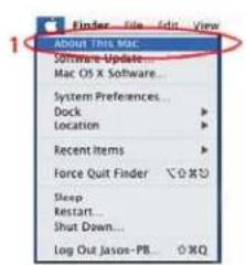 ADD ENT RIS MAC Software Update Mac OS X Software... System Preferences... Dock Location Recent Items Force Quit Finder Sleep Restart... Shut Dawn... Log Out Jason-PR...