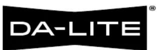 DA-LITE Floor Model C - LIMITED ONE YEAR WARRANTY ON DA-LITE PRESENTATION PRODUCTS - 1