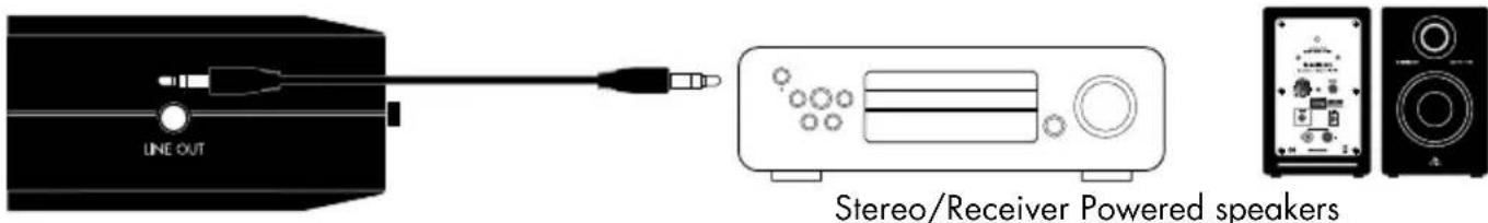 AUDIO PRO WR200 - CONNECT DEVICE DIRECTLY BY CABLE TO WR200 - 1