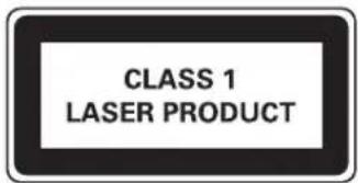 CLASS 1 LASER PRODUCT