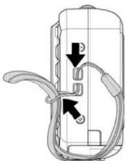 PHILIPS DSC90SL - Attach the Camera Strap - 1