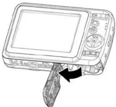 PHILIPS DSC90SL - Inserting an SD/ SDHC/ SDXC Memory Card - 1