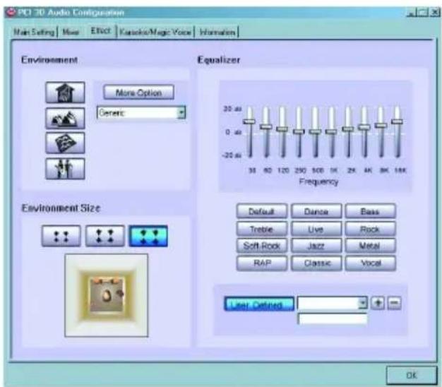 Diamond Multimedia XtremeSound 5.1 - Effect Tab - 1