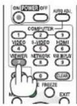 NEC P451X - Press the SOURCE button to select a source other than [VIEWER]. - 2