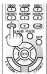 NEC P451X - Press the ID SET button on the remote control. - 2