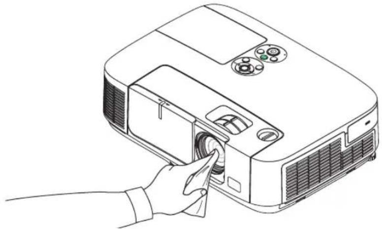 NEC P451X - ② Cleaning the Lens - 1