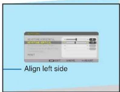Align left side
